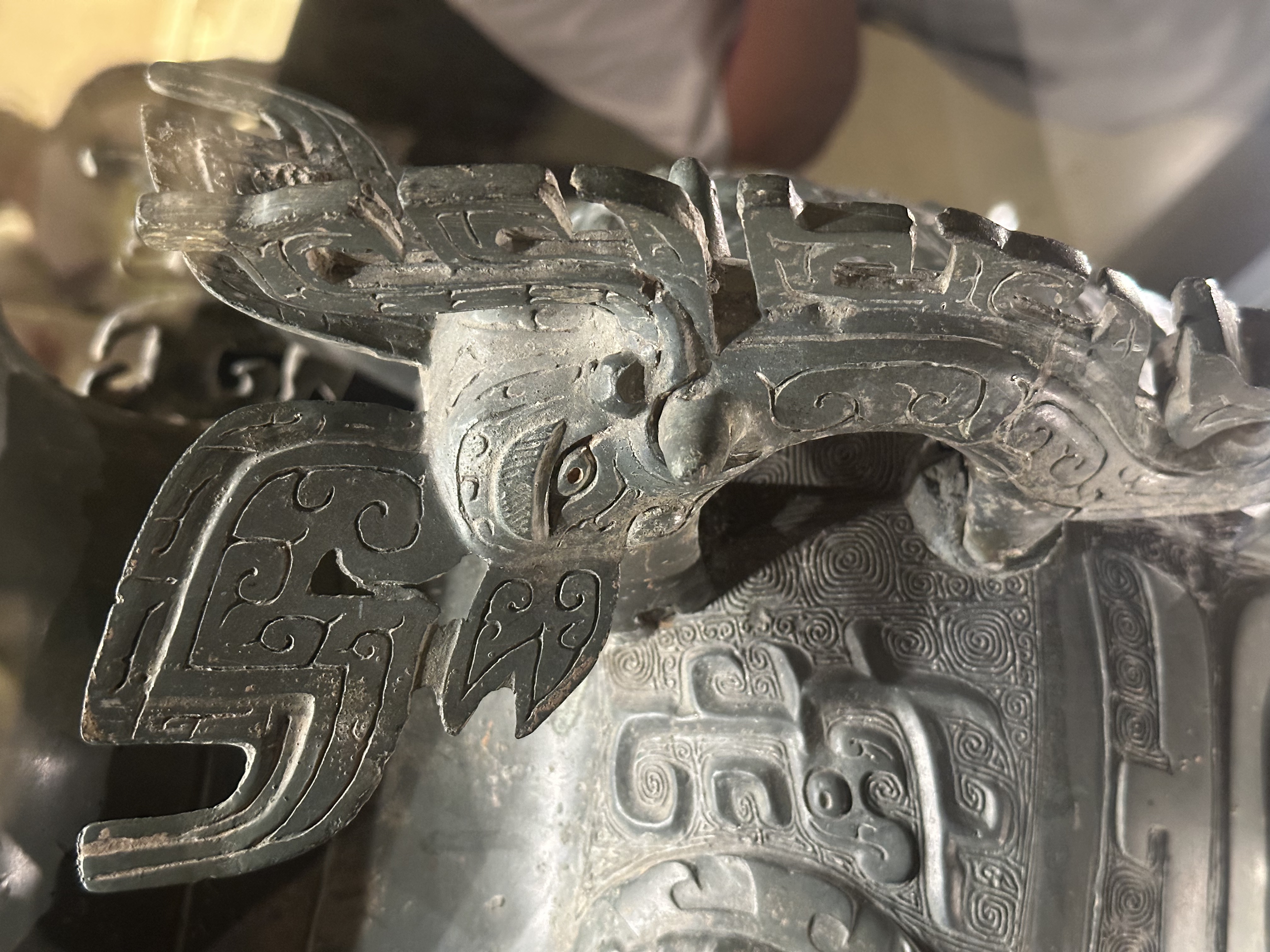四羊方尊(局部)